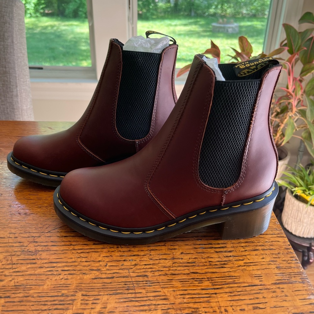 Dr. Martens ladies ankle boots, size 8, Brown,